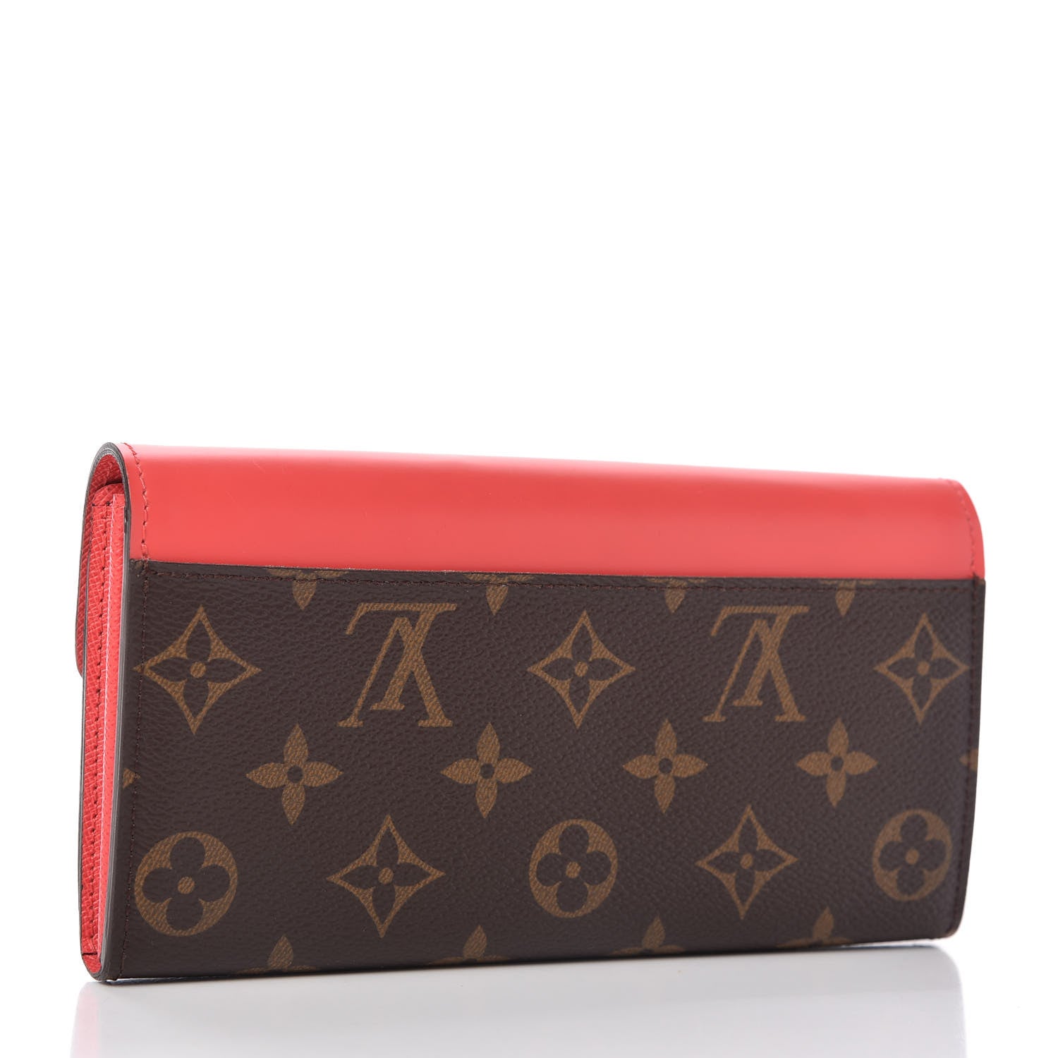 Louis Vuitton Monogram Totem Sarah Wallet Flamingo 3 of 9