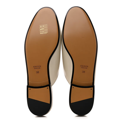 Gucci Malaga Kid Womens Princetown Slippers 38 Mystic White 6 of 10