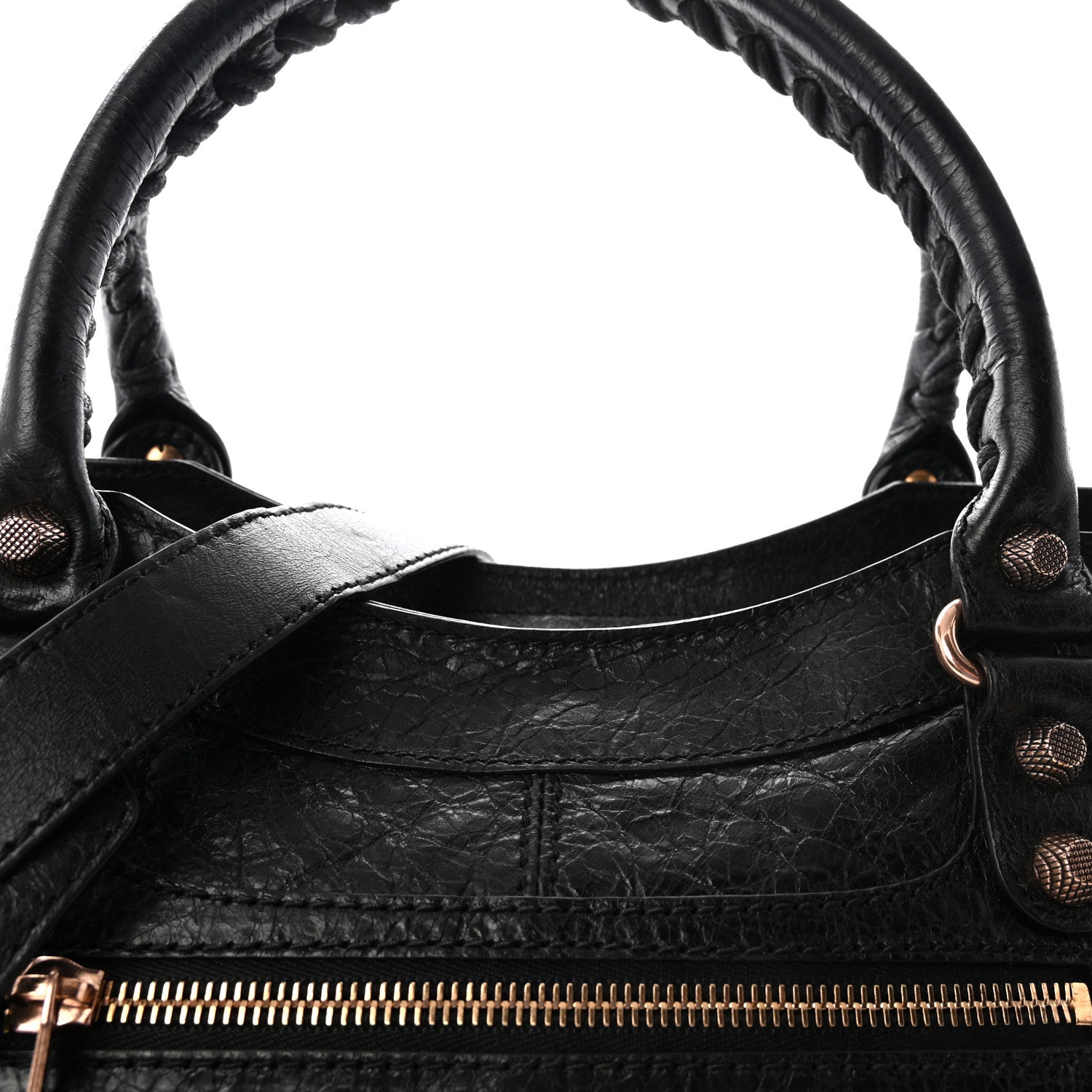 Balenciaga Agneau Giant 12 Rose Gold Hardware Part Time Black 8 of 10