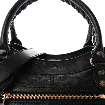 Balenciaga Agneau Giant 12 Rose Gold Hardware Part Time Black 8 of 10