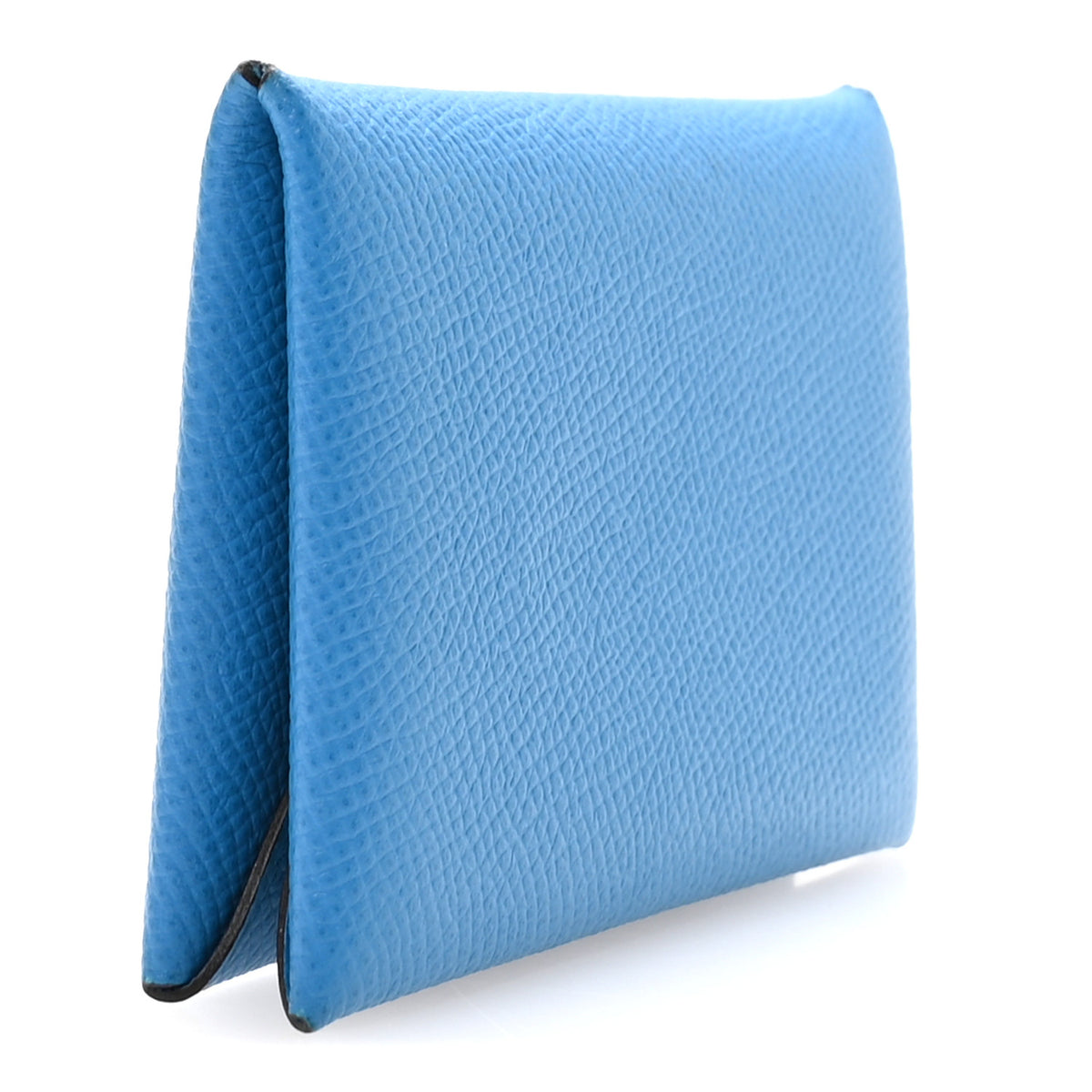 Epsom Calvi Card Case Bleu Zanzibar