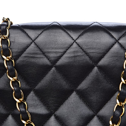 Chanel Lambskin Quilted Small Single Flap Bag Black 11 of 14