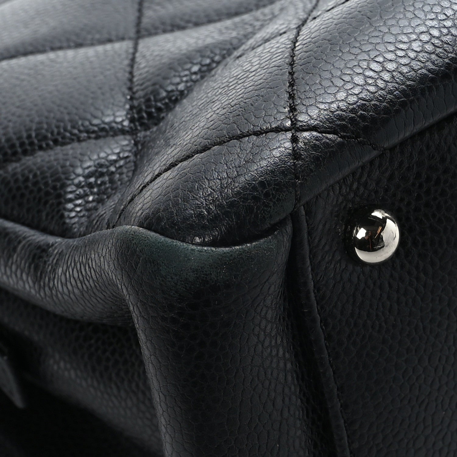 Chanel Caviar Quilted CC Timeless Soft Tote Black 11 of 12