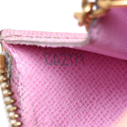 Louis Vuitton Monogram Multicolor Key Pouch White Litchi 7 of 13