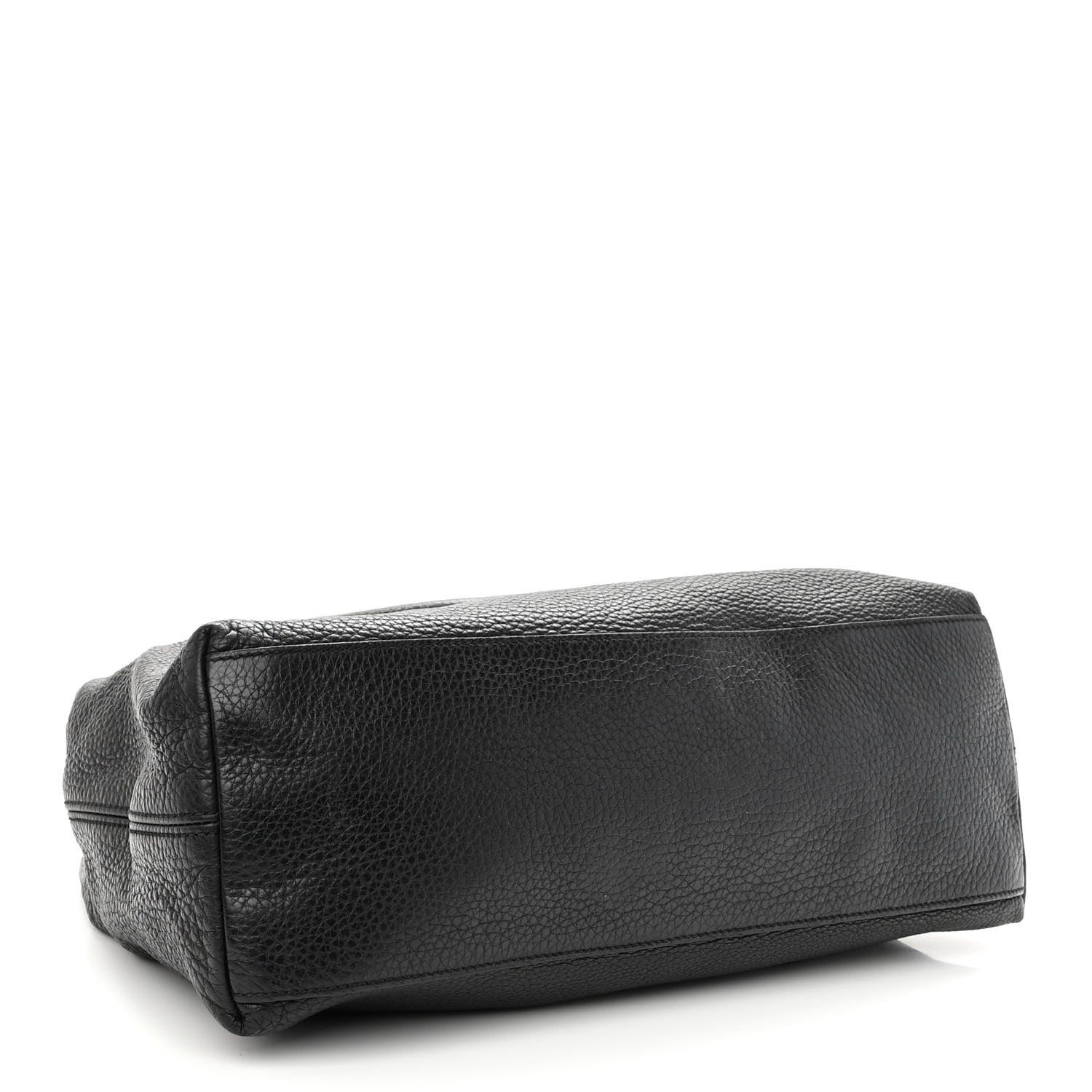 Gucci Pebbled Calfskin Medium Soho Chain Shoulder Bag Black 3 of 11