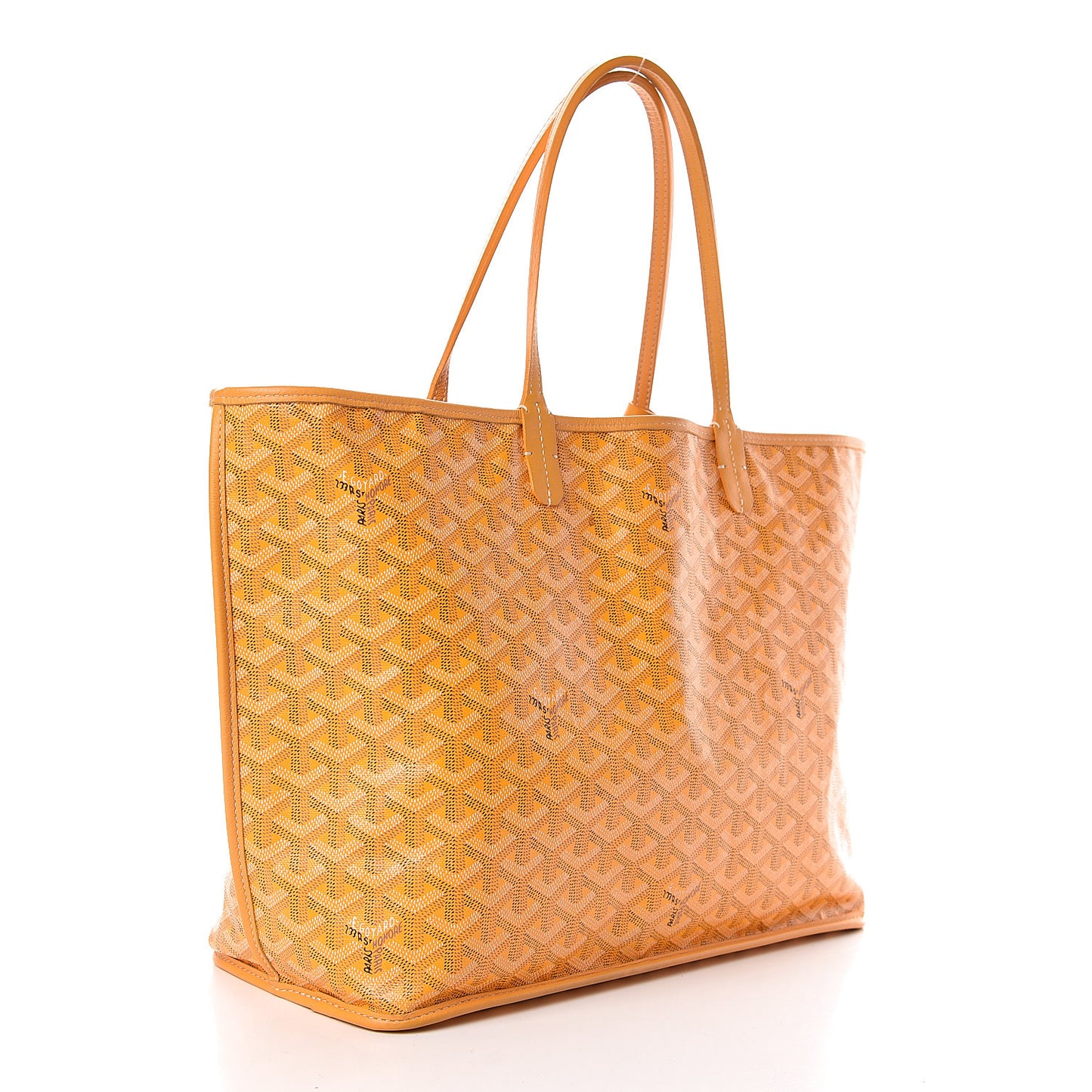 Goyardine Reversible Anjou PM Yellow