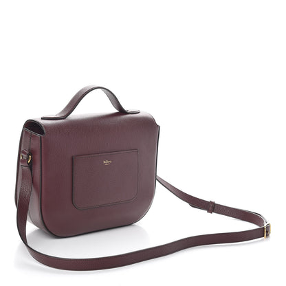 Mulberry Textured Goatskin Calfskin Tenby Shoulder Bag Burgundy 3 of 9