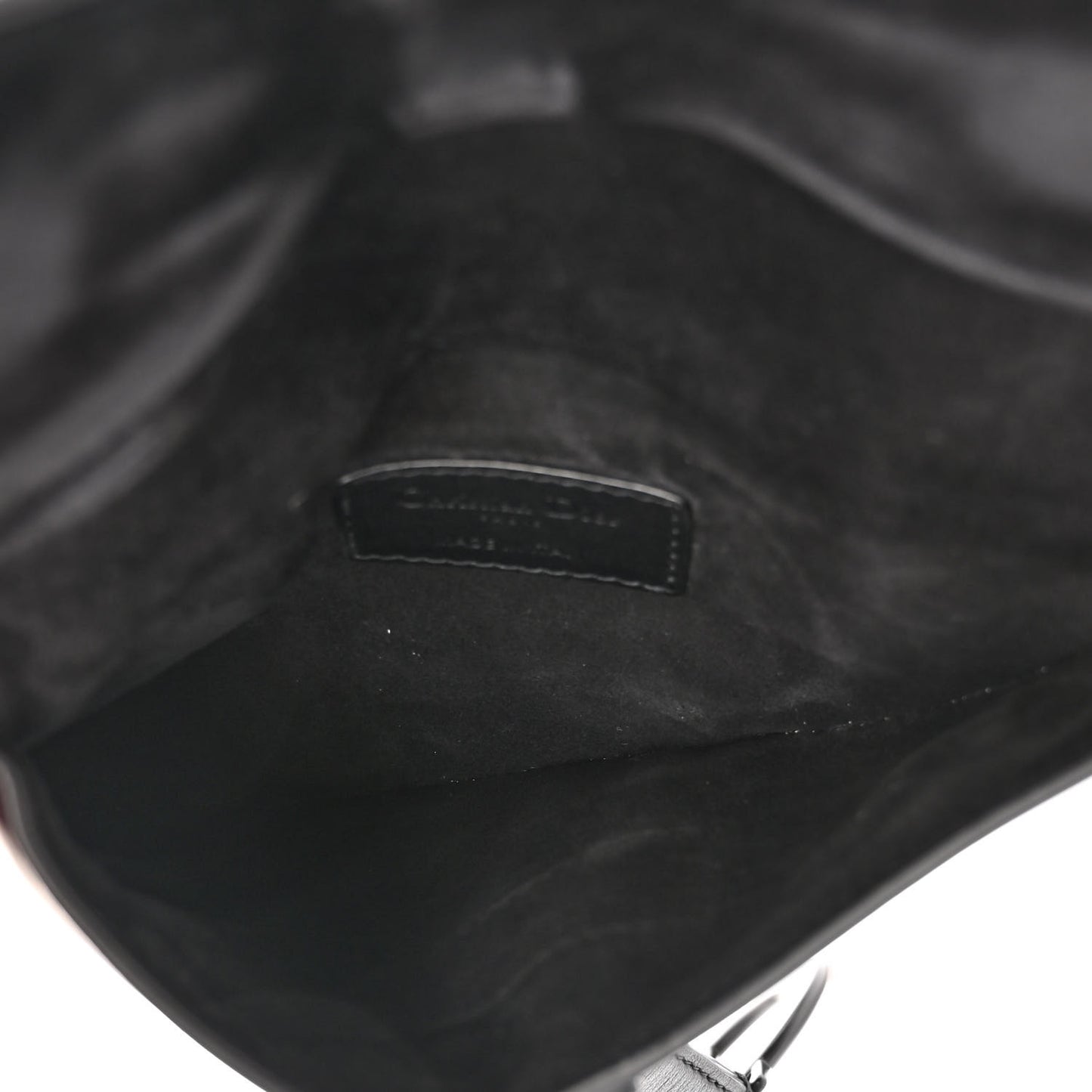 Ultra Matte Calfskin Saddle Belt Bag Black
