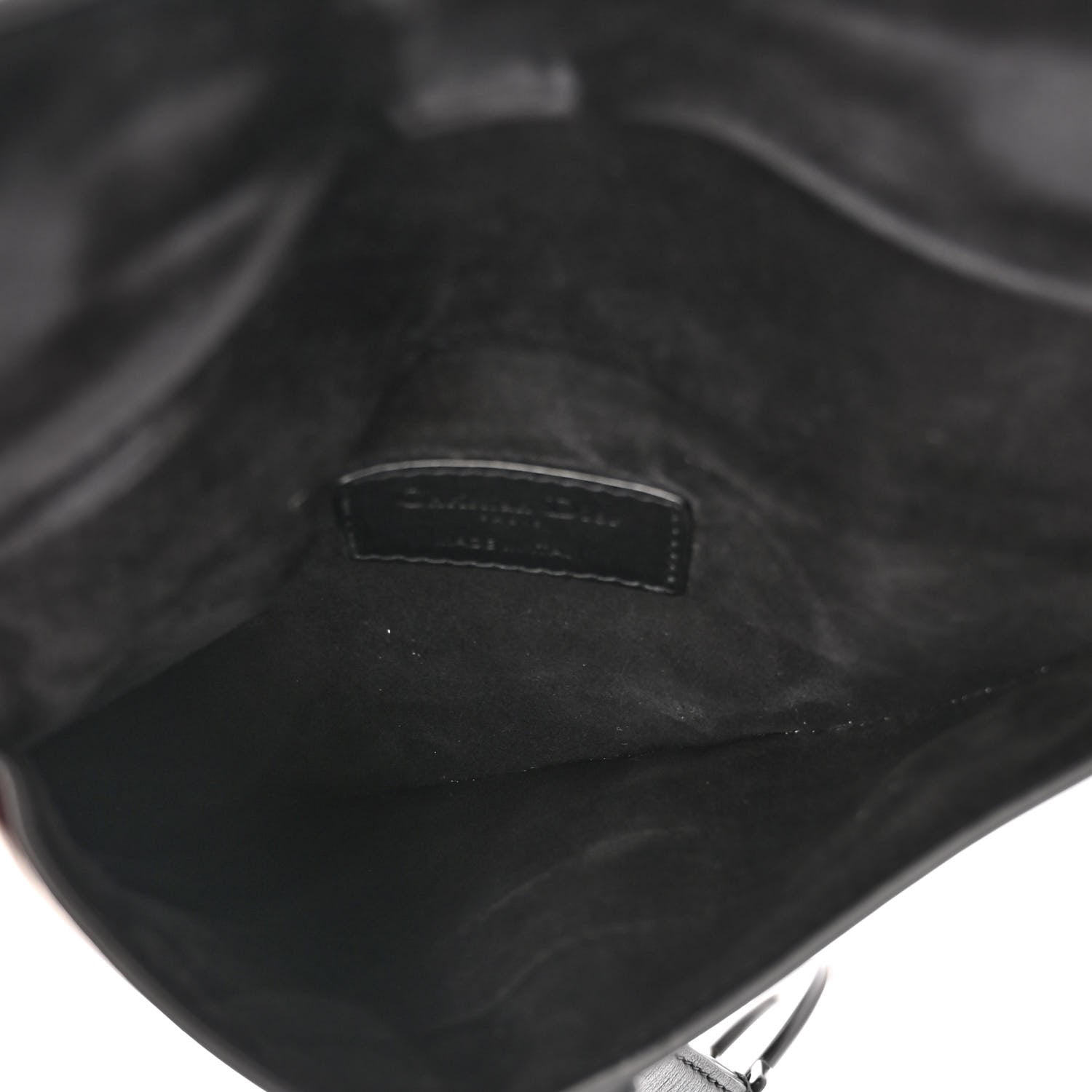 Christian Dior Ultra Matte Calfskin Saddle Belt Bag Black 5 of 9