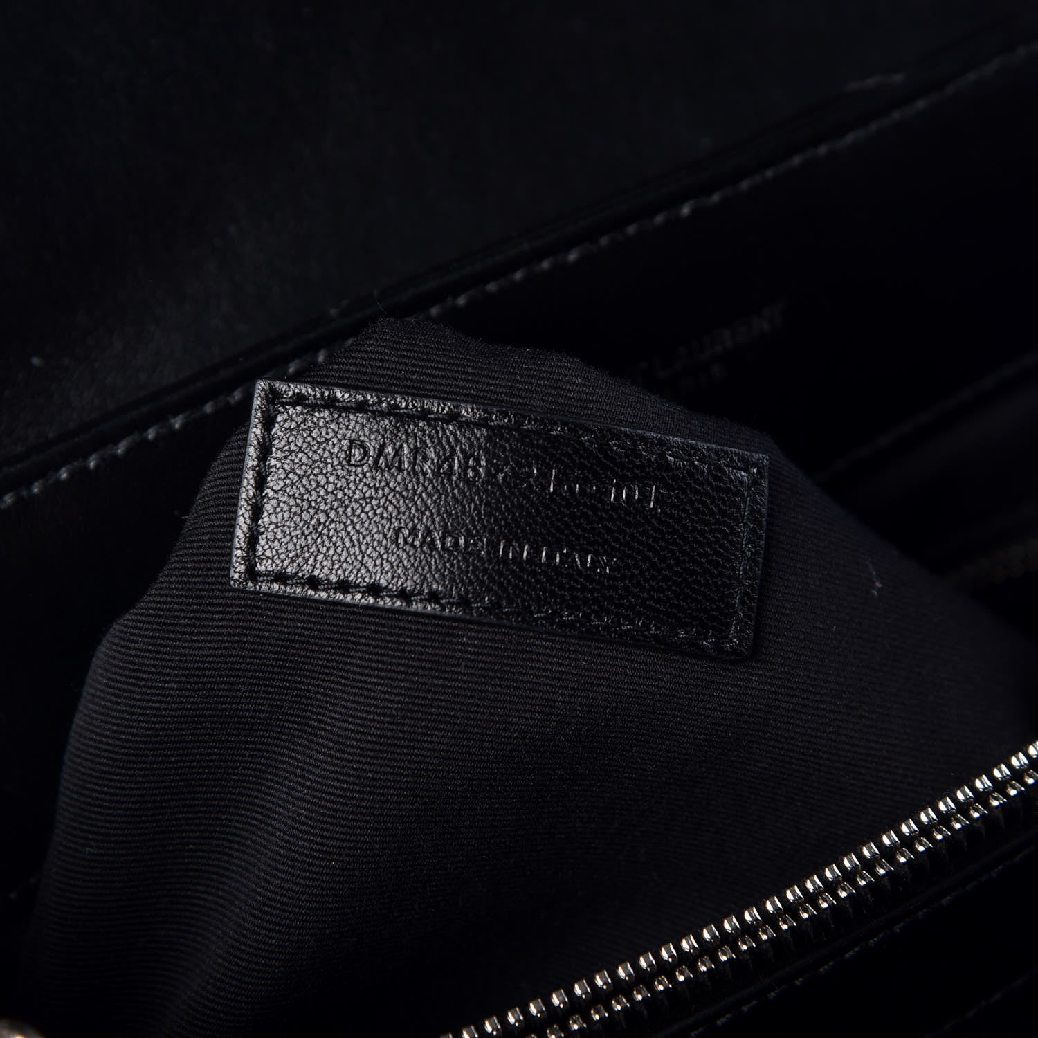 Saint Laurent Calfskin Y Quilted Monogram Medium Loulou Chain Satchel Black 8 of 9
