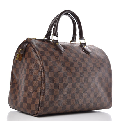 Louis Vuitton Damier Ebene Speedy 30 3 of 13