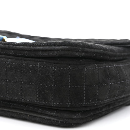 Celine Suede Quilted Medium C Bag Black 11 of 11