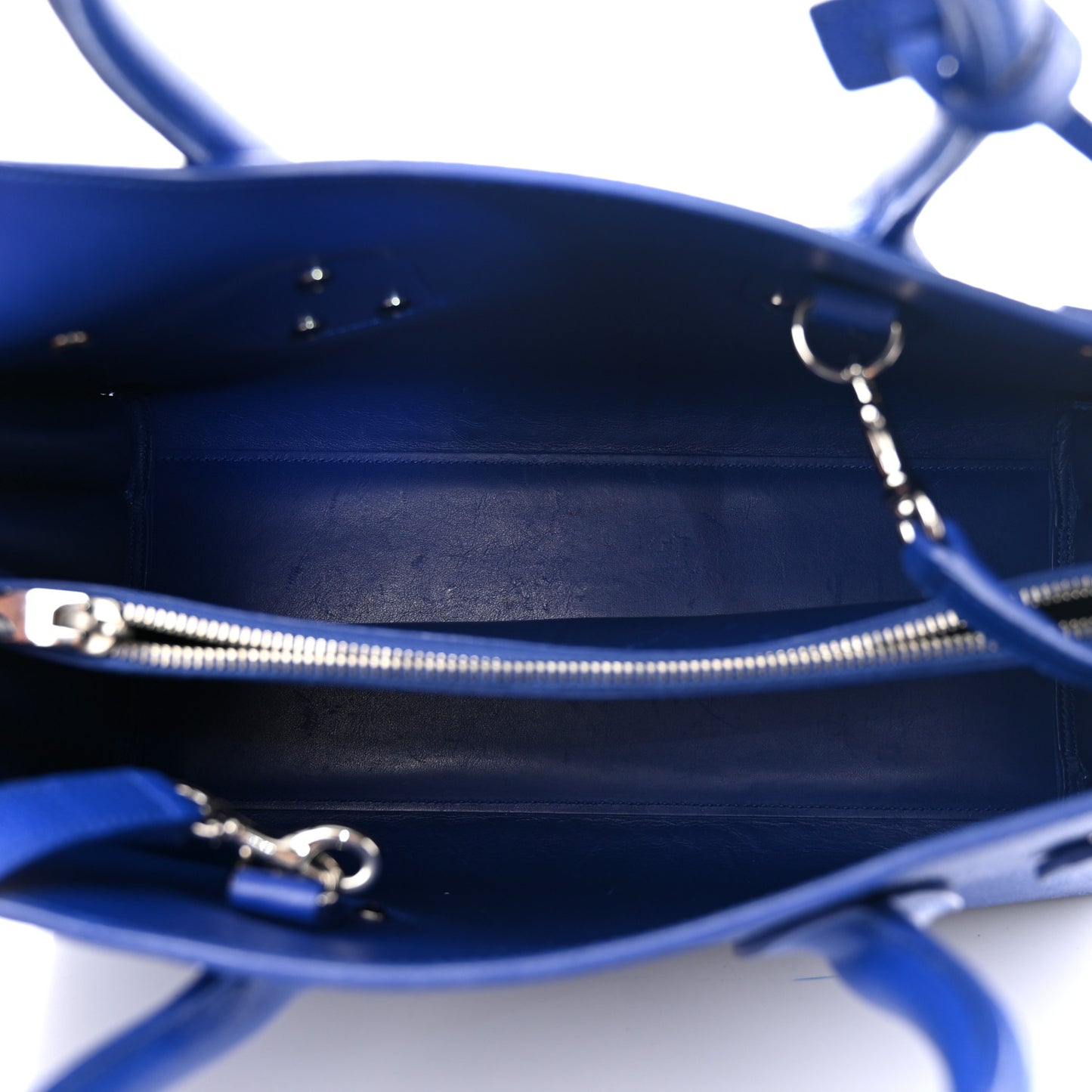 Grained Calfskin Small Sac De Jour Outremer