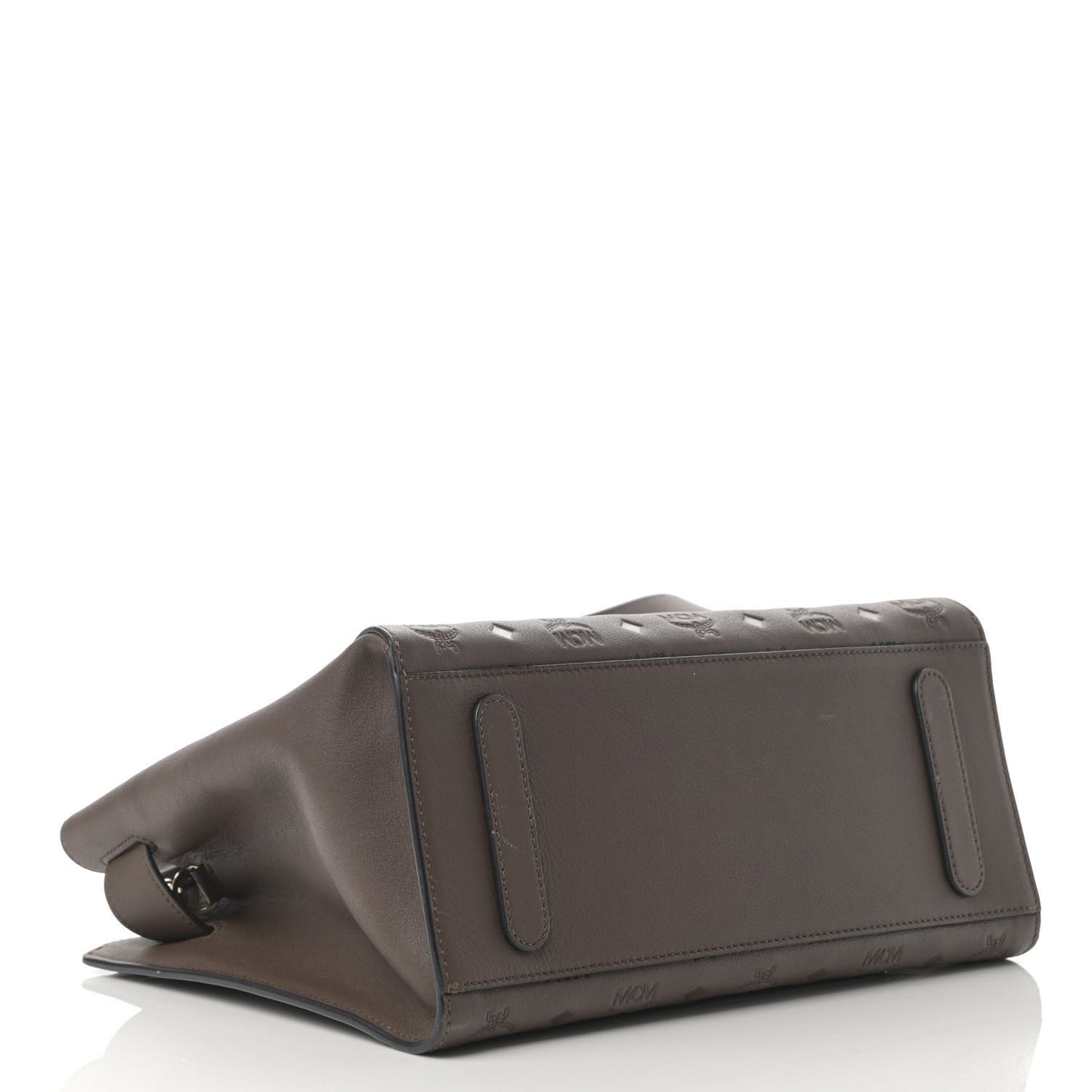 Calfskin Ottomar Monogram Medium Essential Tote Chestnut