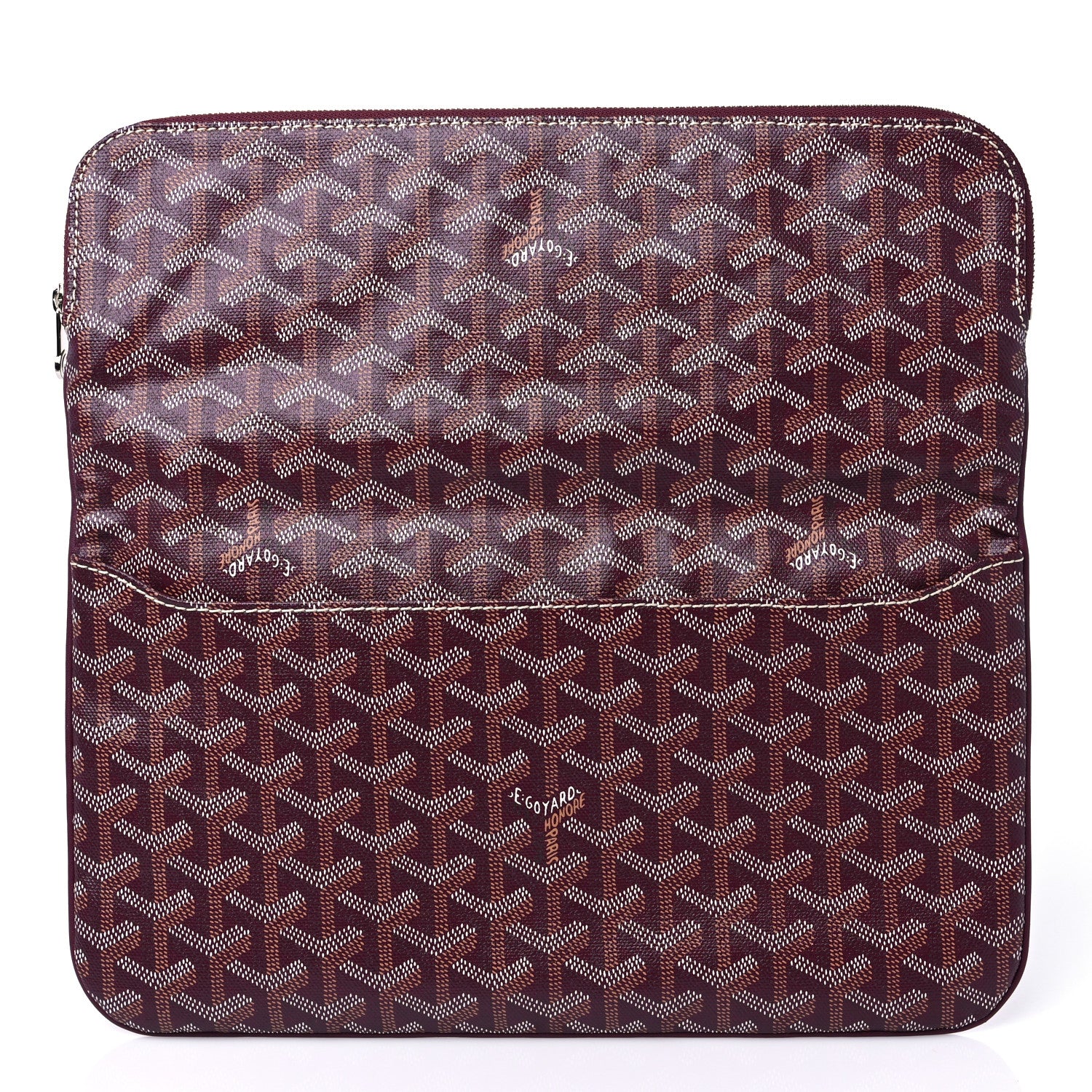 Goyard Goyardine Sainte Marie Soft Clutch Bordeaux 5 of 9
