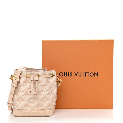 Louis Vuitton Empreinte Monogram Summer Stardust Nano Noe Beige Clair 9 of 9