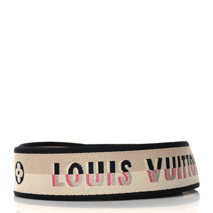 Louis Vuitton Jacquard Speedy Bandouliere 20 Shoulder Strap Black 2 of 3