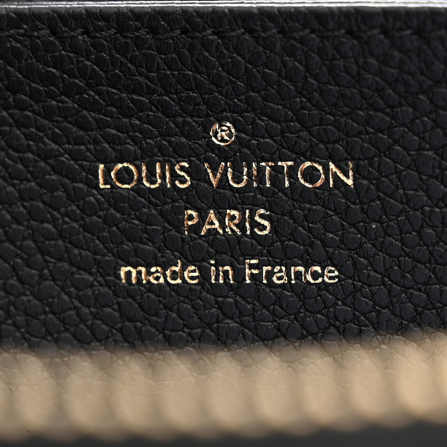 Empreinte Monogram Giant Zippy Wallet Black Beige