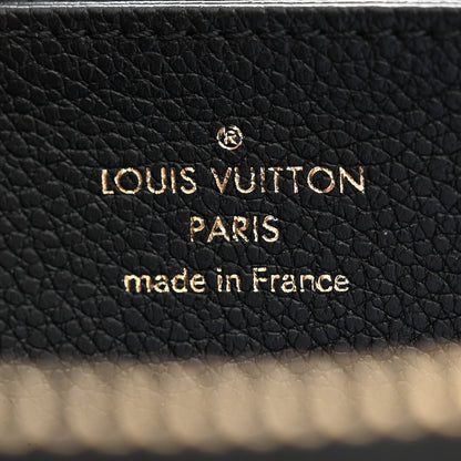 Louis Vuitton Empreinte Monogram Giant Zippy Wallet Black Beige 6 of 7