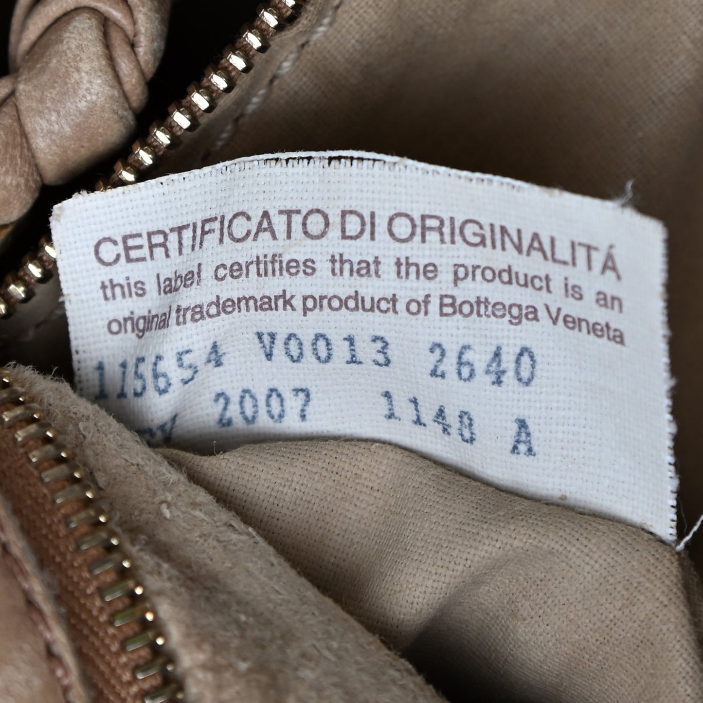 Nappa Intrecciato Large Veneta Hobo Camel