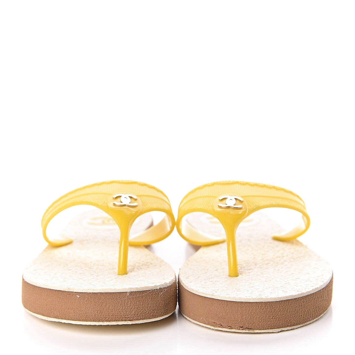 Jelly CC Thong Sandals 38 Yellow