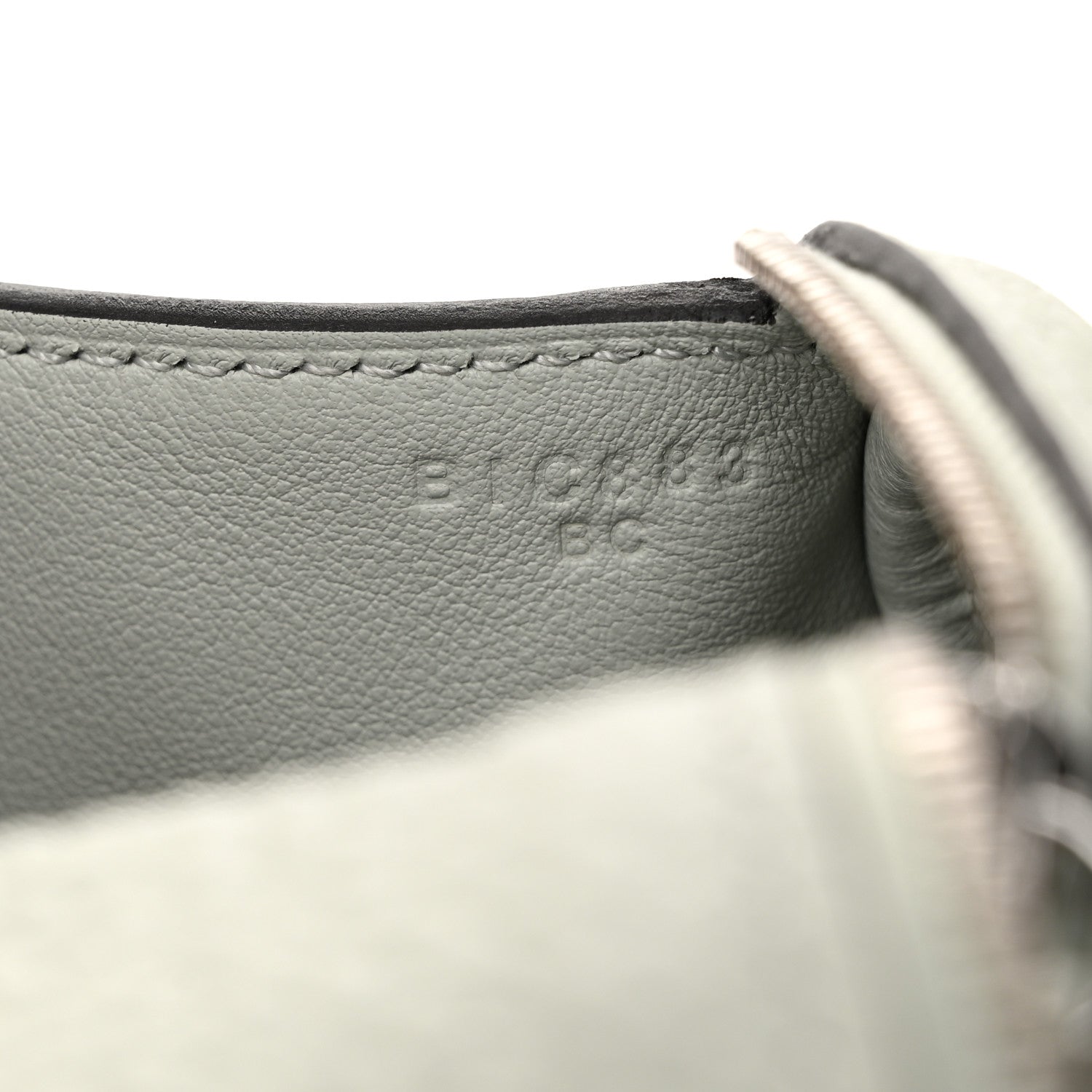 Hermes Taurillon Clemence Mini Lindy 20 Gris Neve 7 of 11