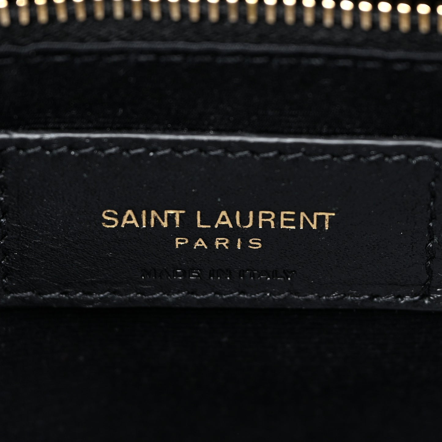 Calfskin Y Quilted Monogram Medium Loulou Chain Satchel Black