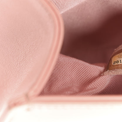 Chanel Lambskin Quilted Medium Boy Flap Light Pink 12 of 13