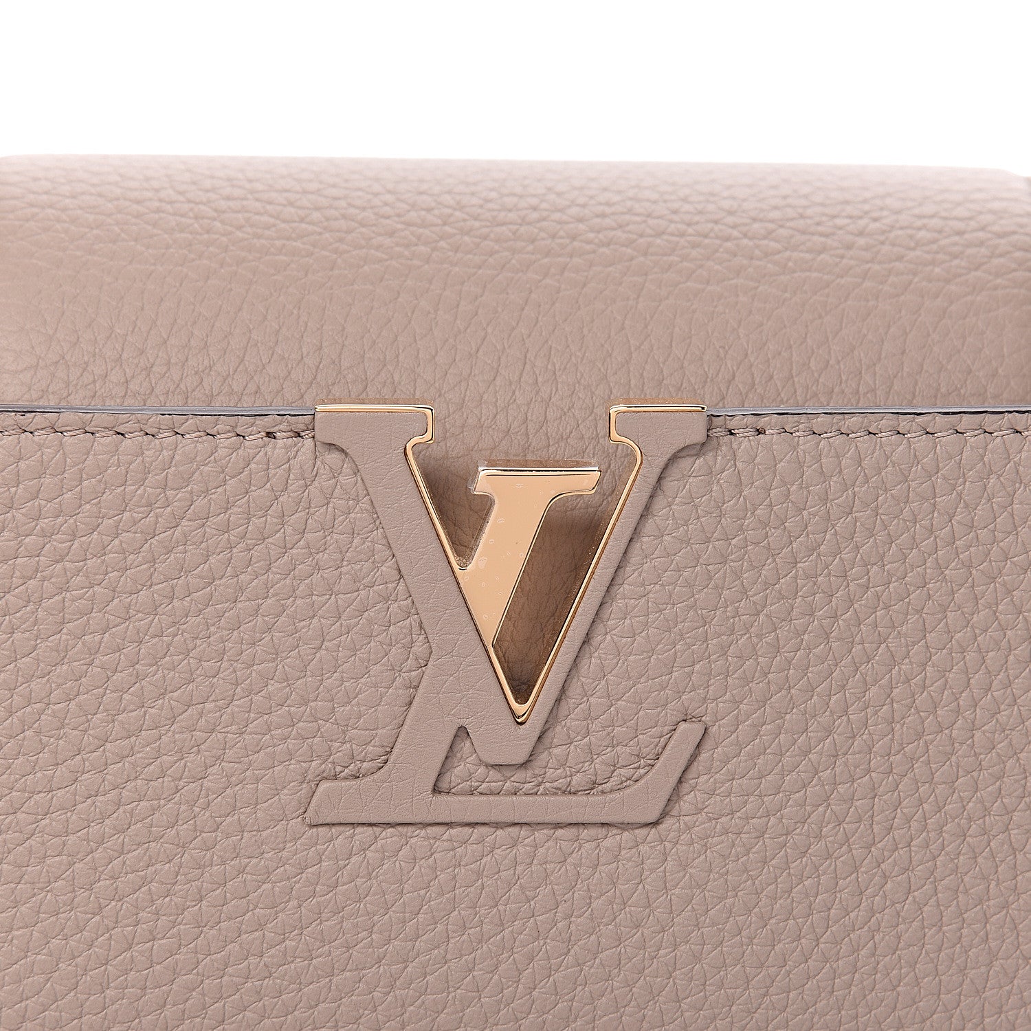 Louis Vuitton Taurillon Capucines PM Galet 9 of 9