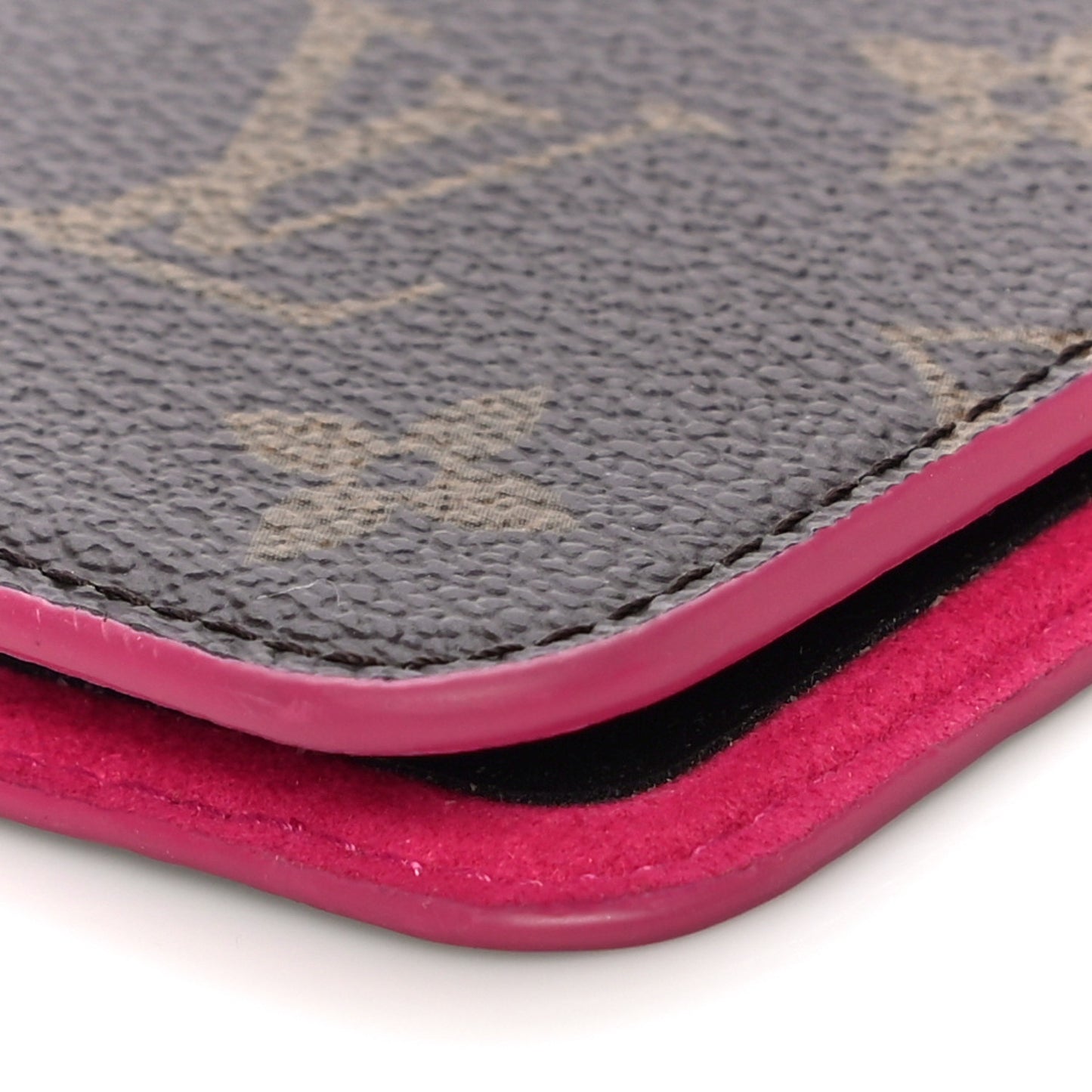 Monogram iPhone X Folio Case Rose Pop