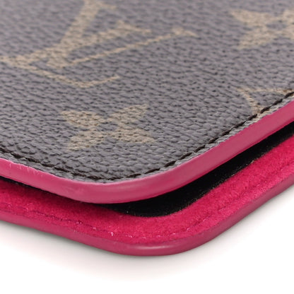 Louis Vuitton Monogram iPhone X Folio Case Rose Pop 9 of 15