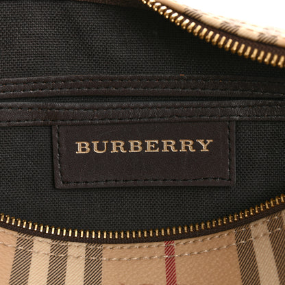 Burberry Haymarket Check Small Chester Bowling Bag Chocolate 6 of 12
