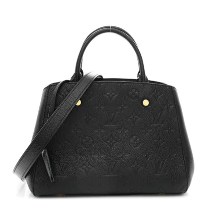 Louis Vuitton Empreinte Montaigne BB Black 1 of 13