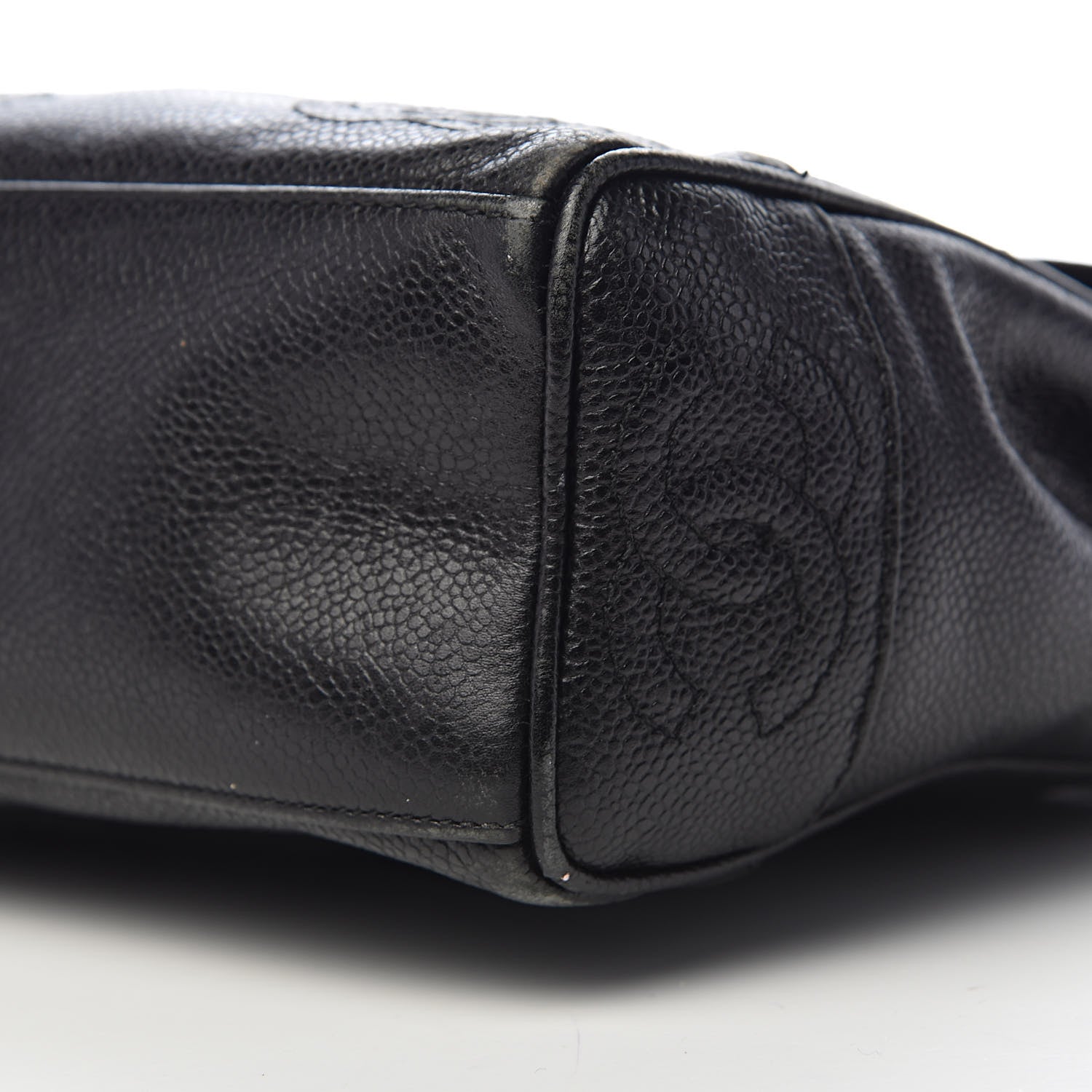 Chanel Caviar CC Shoulder Bag Black 9 of 10