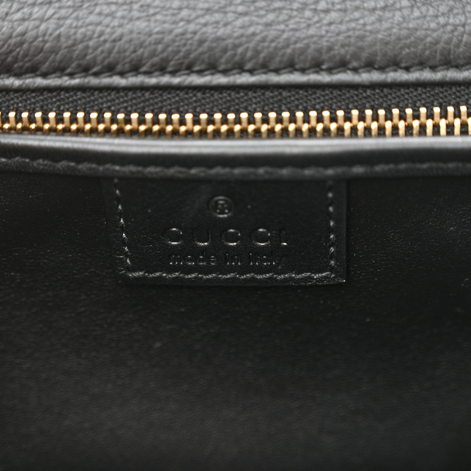 Gucci Roxy Calfskin Small Blondie Top Handle Shoulder Flap Bag Black 6 of 13