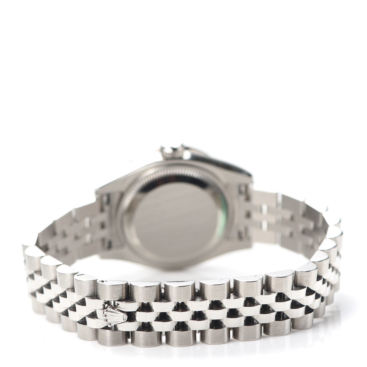 Stainless Steel 18K White Gold Diamond Mother of Pearl 26mm Oyster Perpetual Datejust Watch 179384