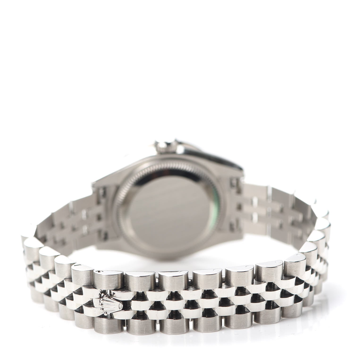 Rolex Stainless Steel 18K White Gold Diamond Mother of Pearl 26mm Oyster Perpetual Datejust Watch 179384 3 of 6