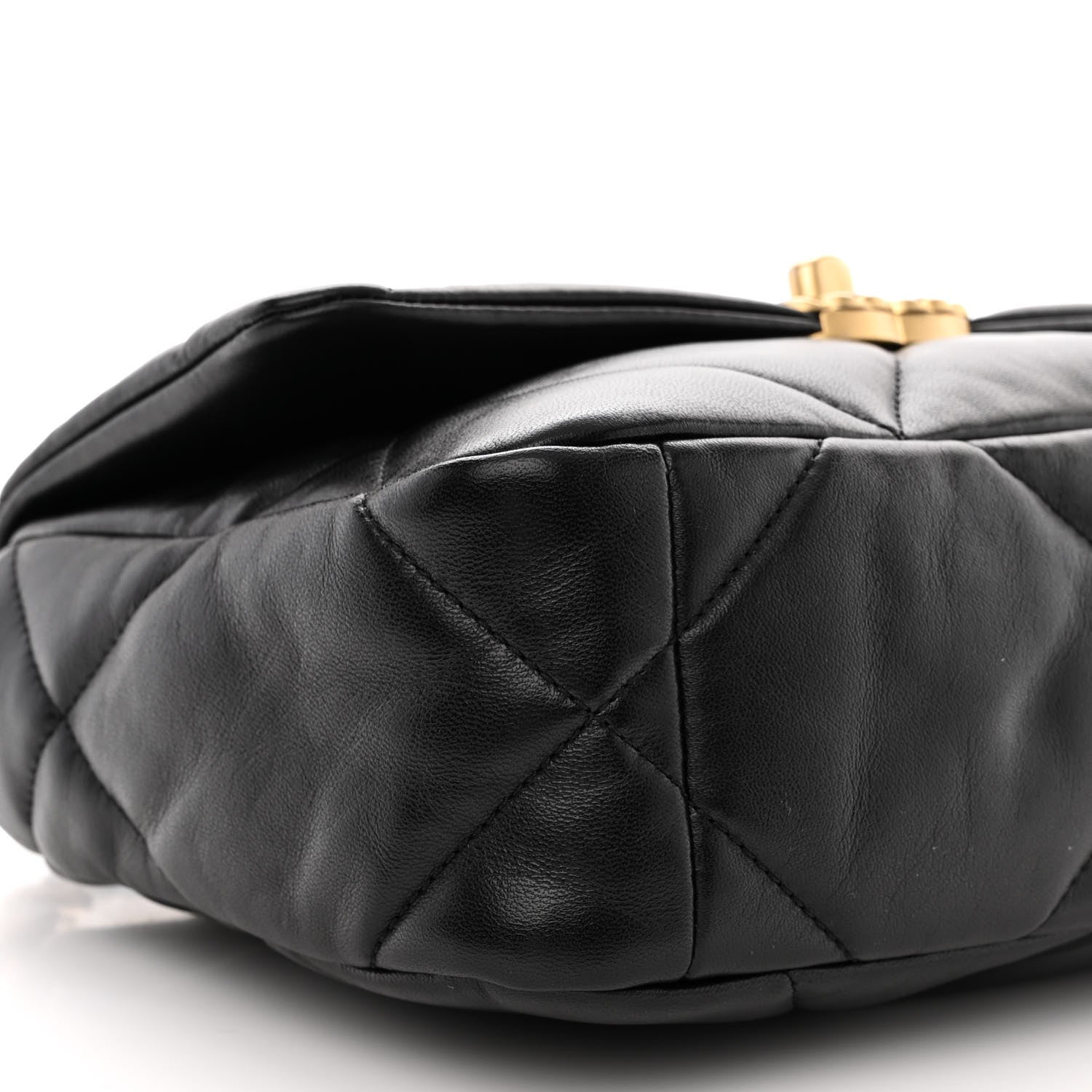 Chanel Lambskin Quilted Medium Chanel 19 Flap Black 9 of 11