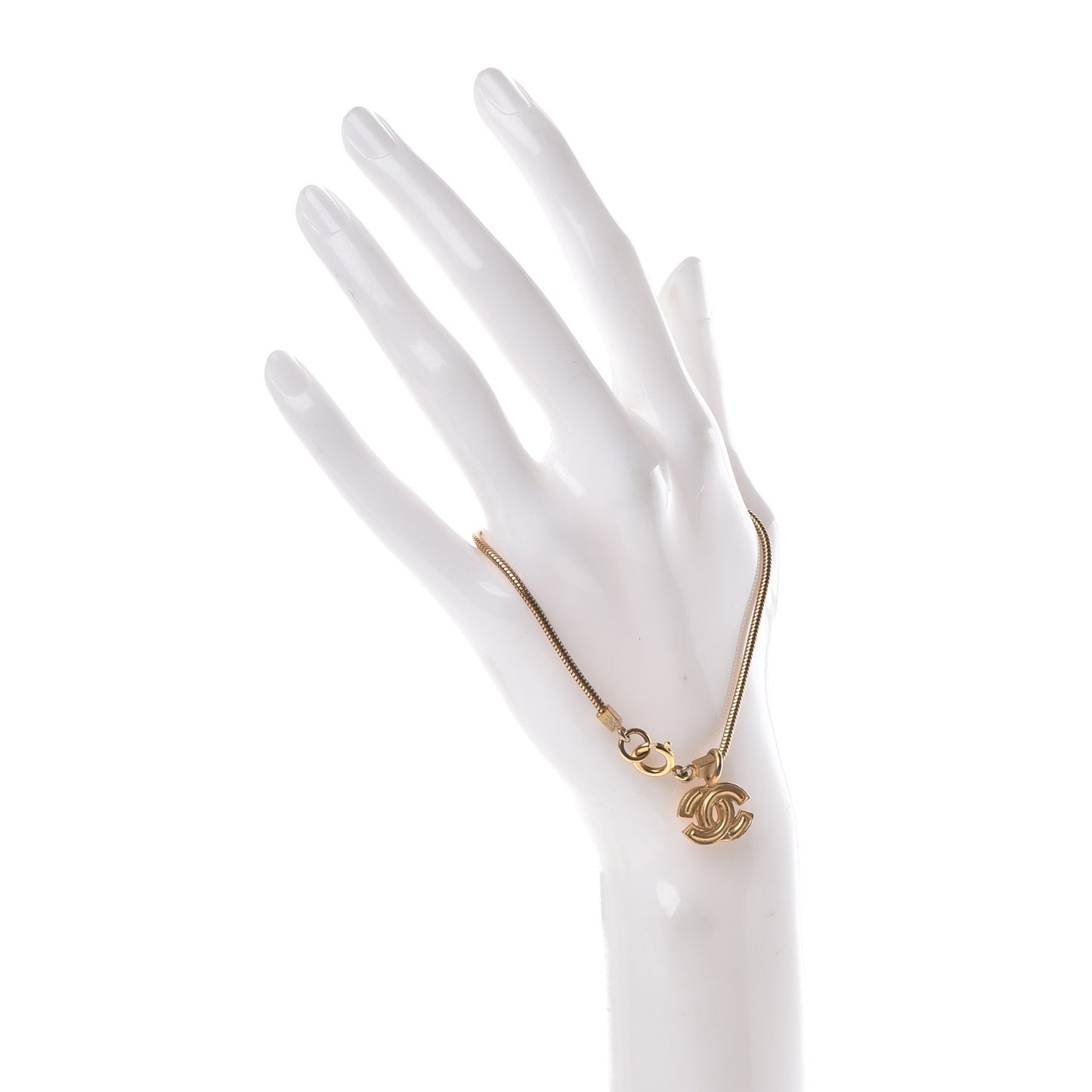 Snake Chain CC Bracelet Gold