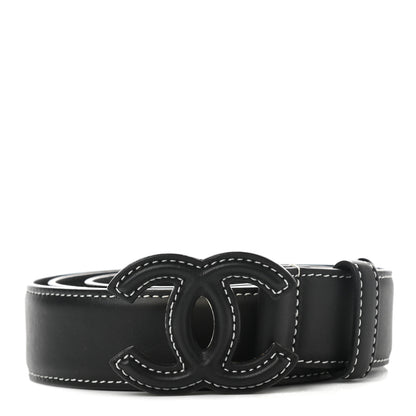 Chanel Lambskin CC Belt 85 34 Black 1 of 9