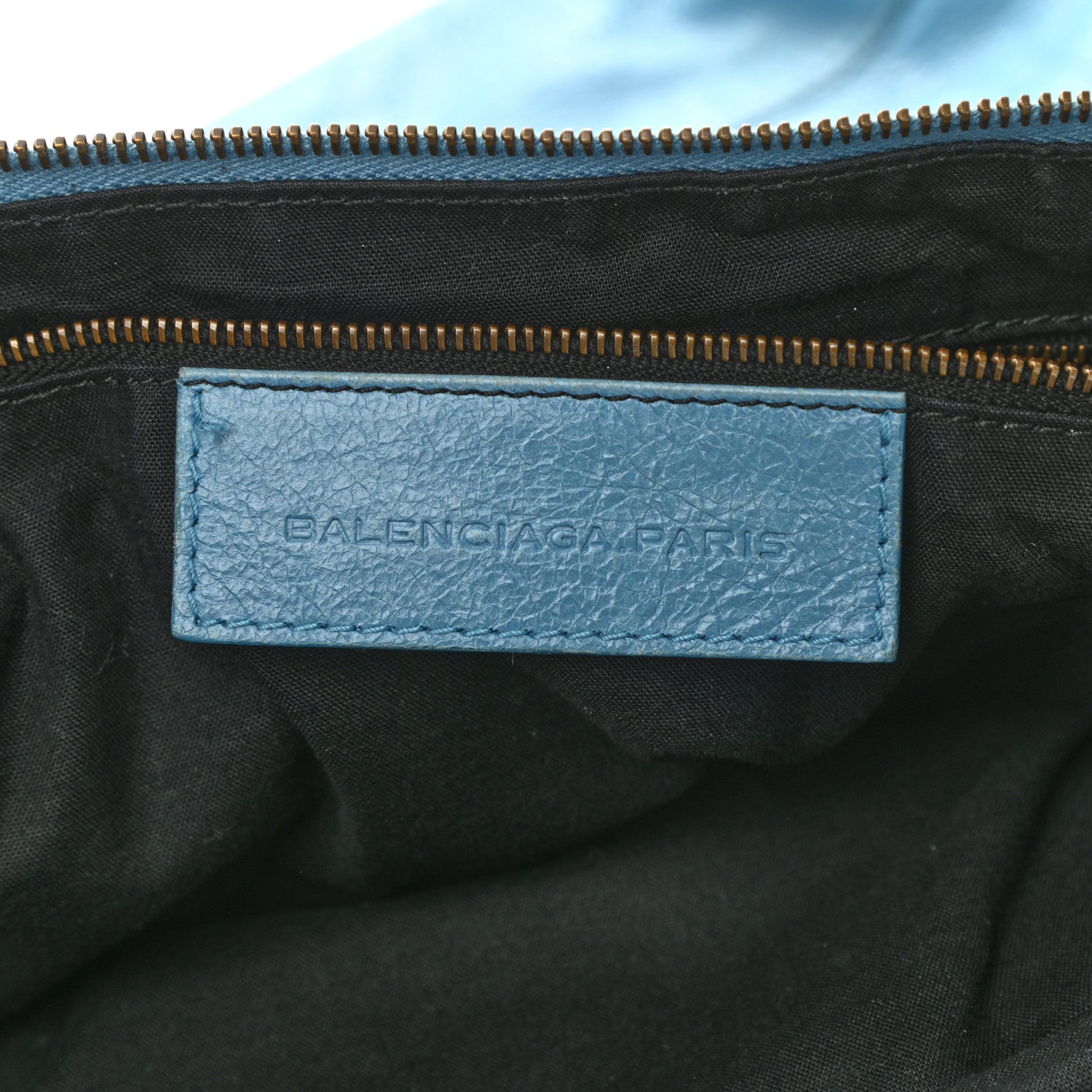 Balenciaga Agneau Classic Hardware Day Hobo Bleu Indigo 6 of 13