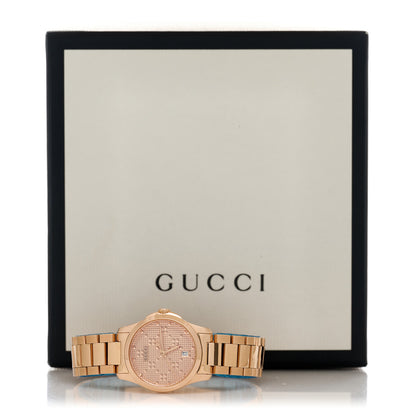 Gucci Stainless Steel 27mm G-Timeless Diamante Quartz Watch Rose 5 of 5
