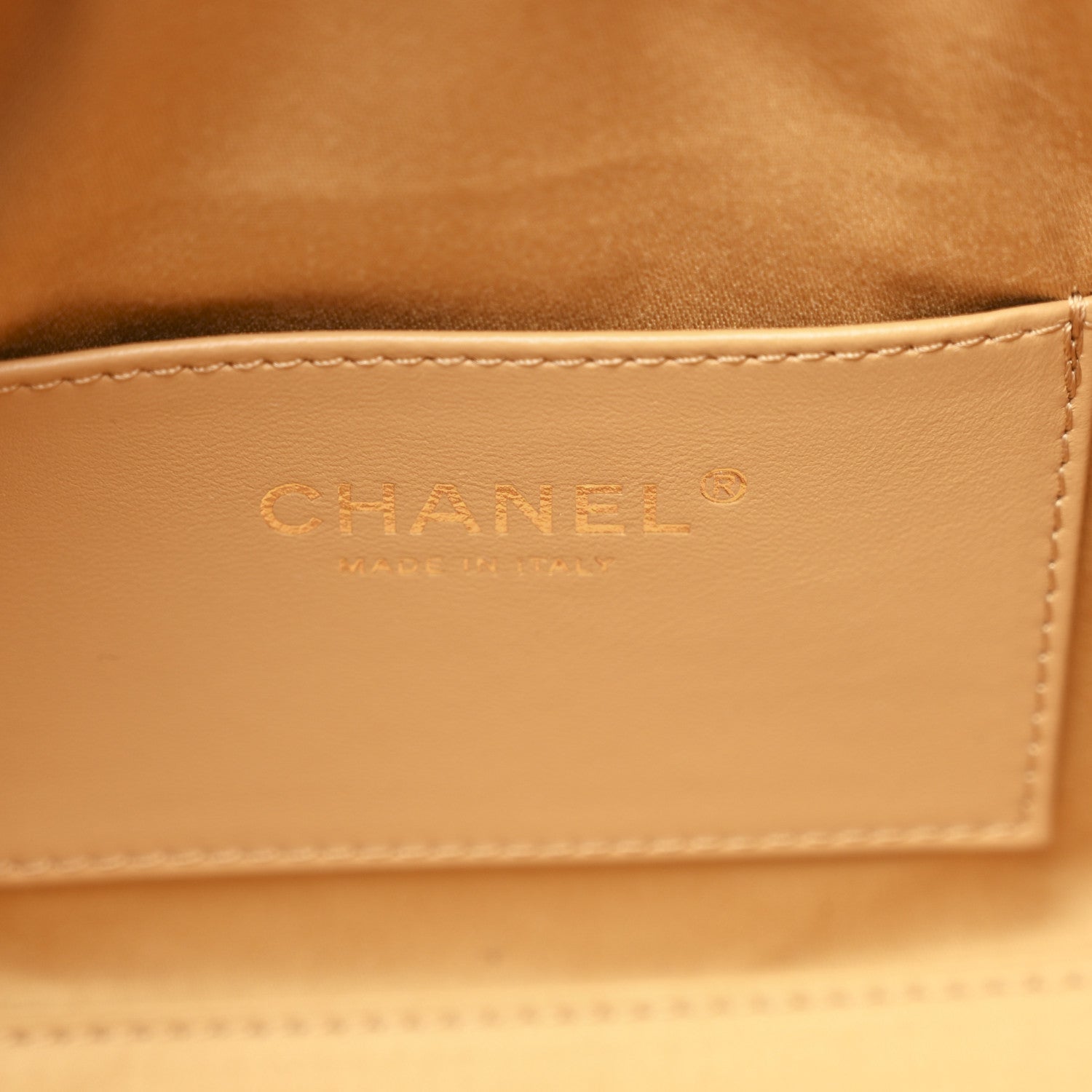 Chanel Suede Quilted Mini Chanel 25 Handbag Beige 6 of 11