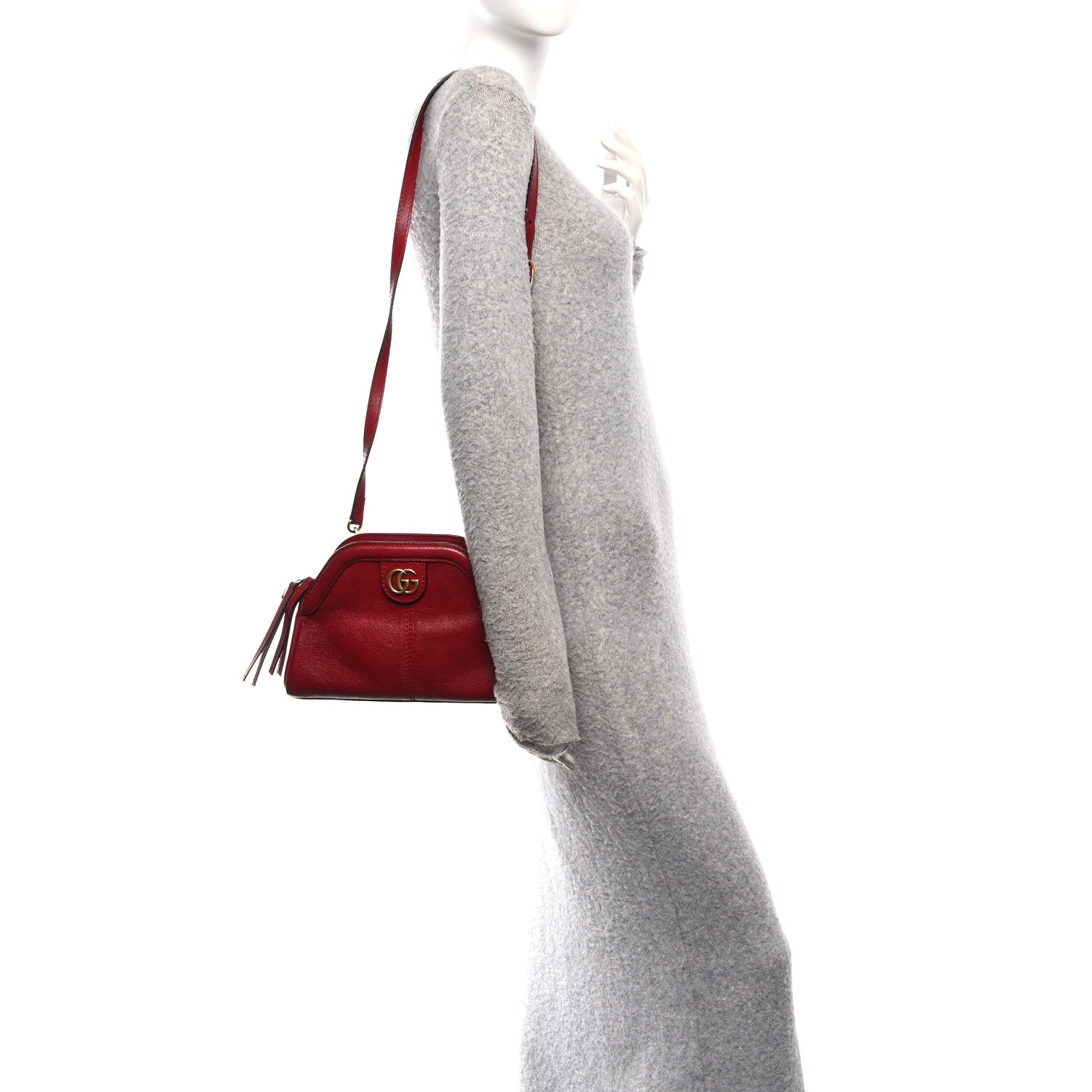 Gucci Piuma Lux Calfskin Small Re(Belle) Crossbody Bag Romantic Cerise 2 of 11