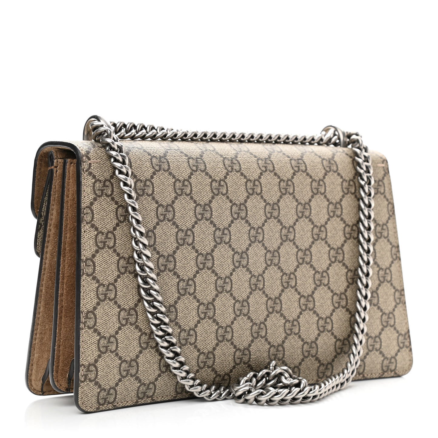 GG Supreme Monogram Small Dionysus Shoulder Bag Taupe