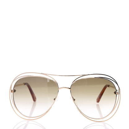 Chloe Carlina Round Sunglasses CE134S Gold 3 of 8