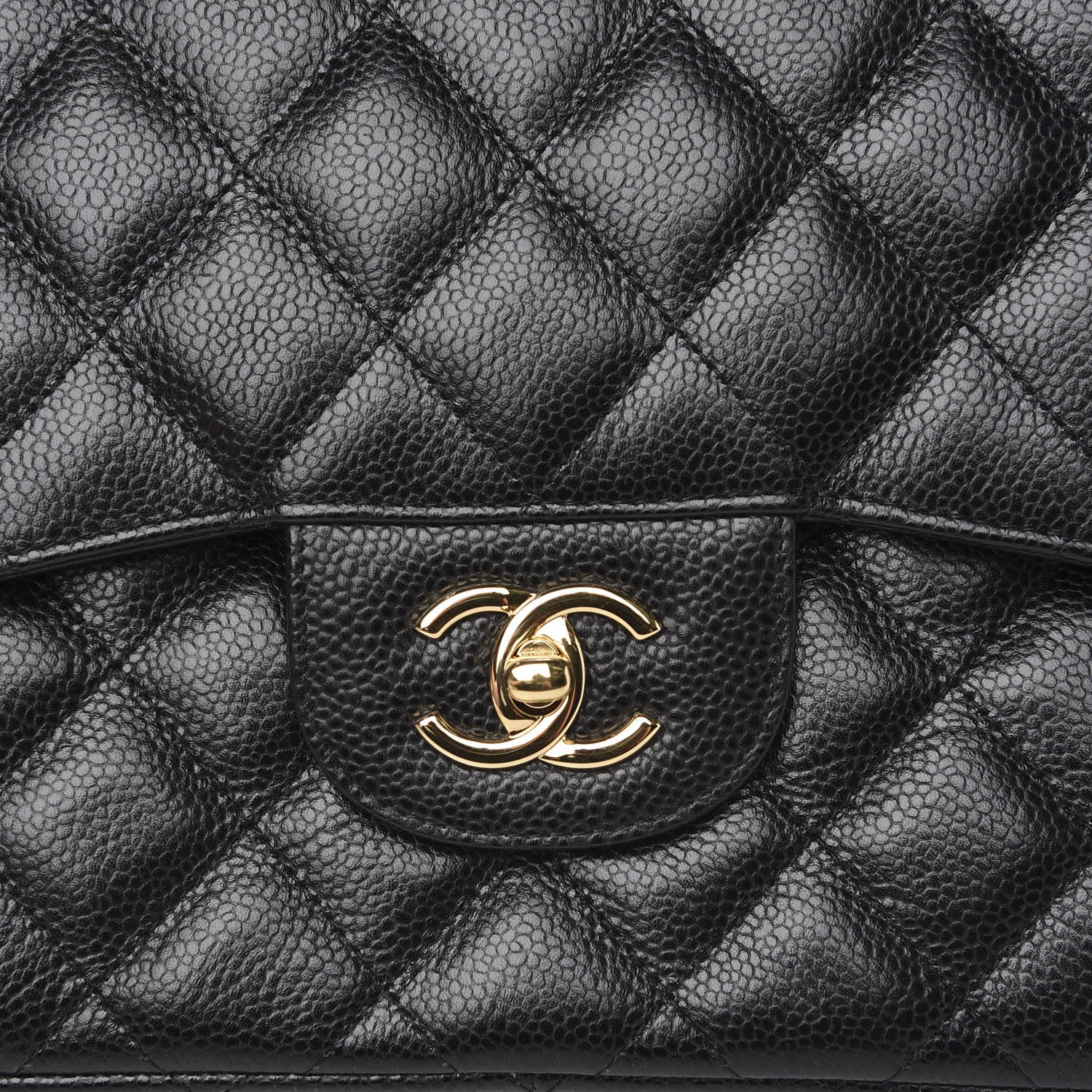 Chanel Caviar Quilted Jumbo Double Flap Black 10 of 10