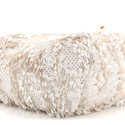 Chanel Sequin Mini Rectangular Flap White 9 of 14