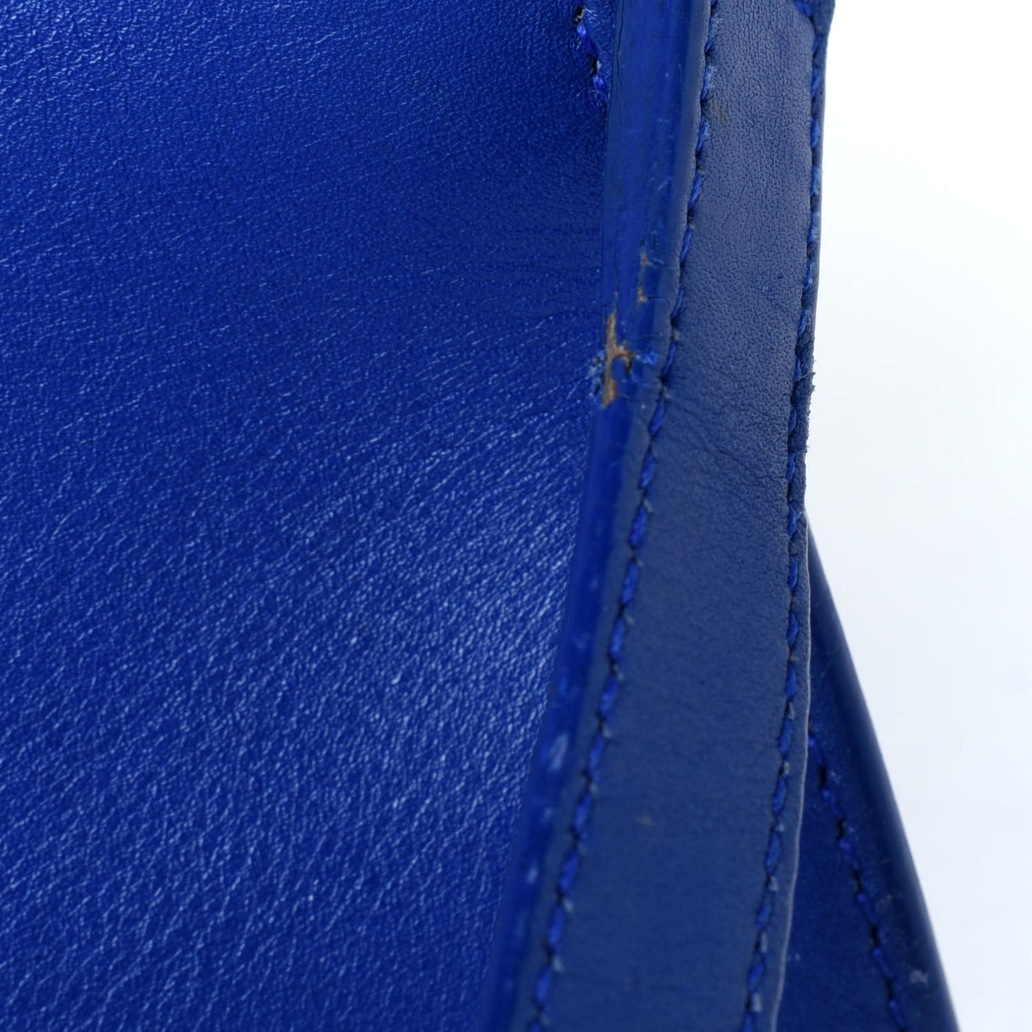 Smooth Calfskin Small Monogram Cabas Blue Majorelle