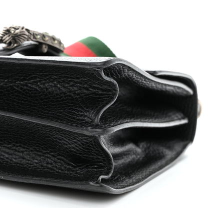 Gucci Dollar Calfskin Crystal Web Medium Dionysus Bamboo Top Handle Bag Black Black Diamond 11 of 11